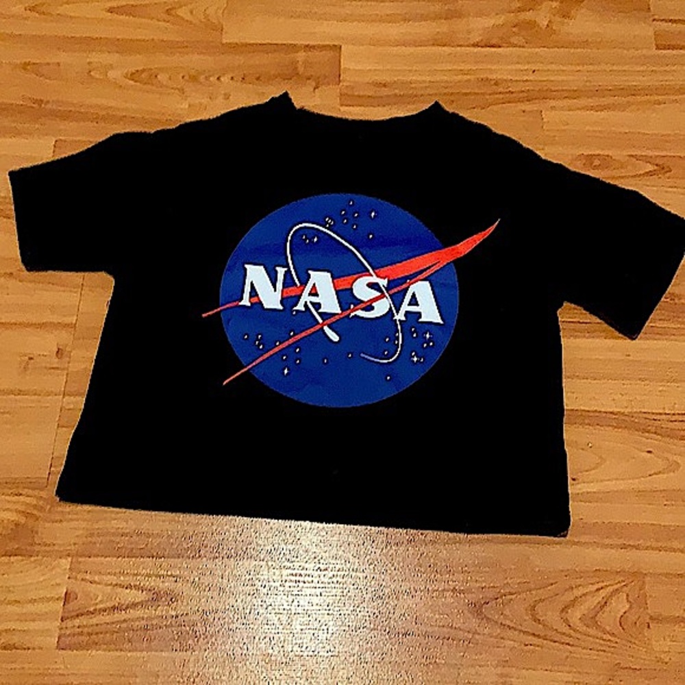 Kids Chemistry Cropped Nasa Shirt